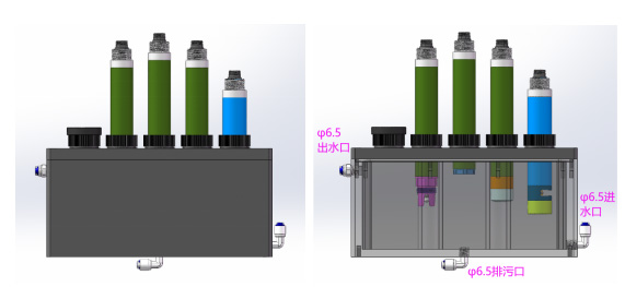 內(nèi)部測量單元示意圖